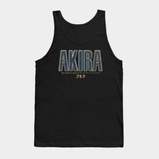 Custom yellow Akira logo Tank Top